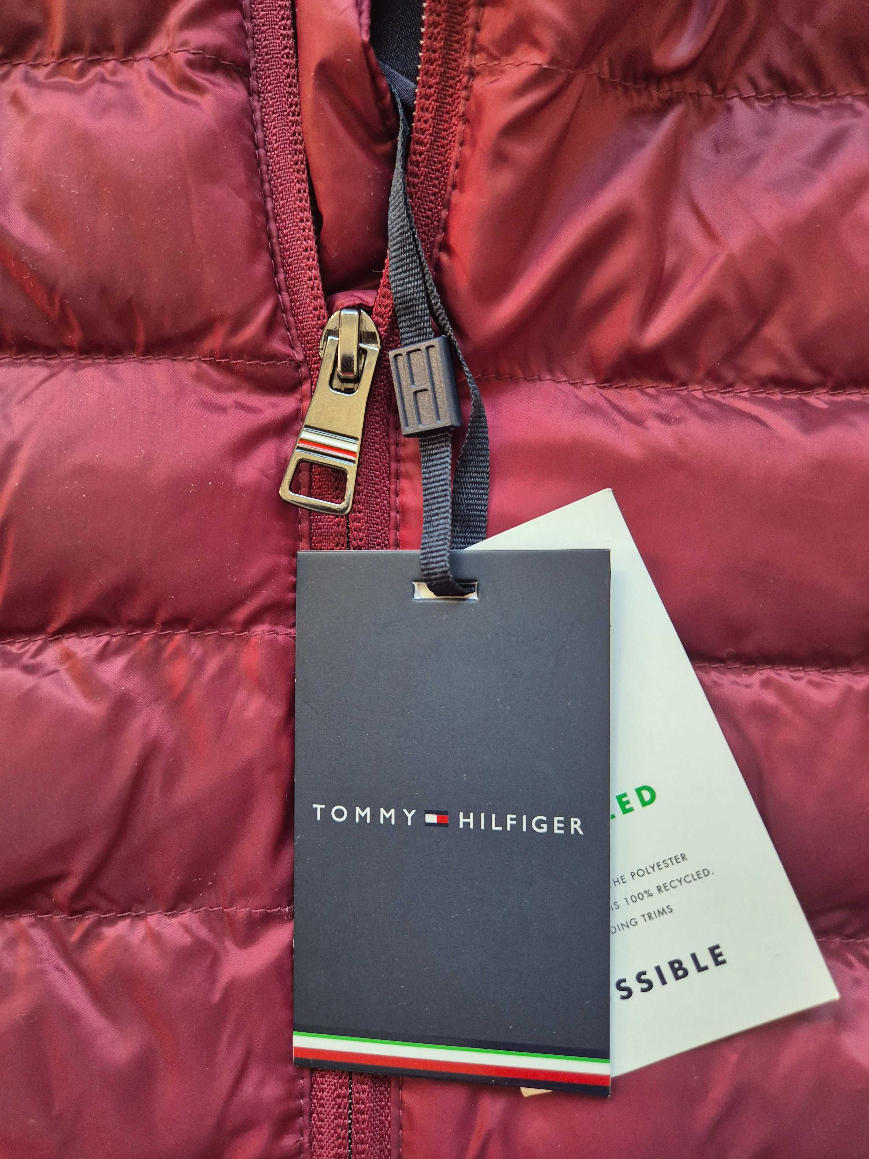 Tommy Hilfiger Regular Fit- kamizelka puchowa rozmiar S - oryginał