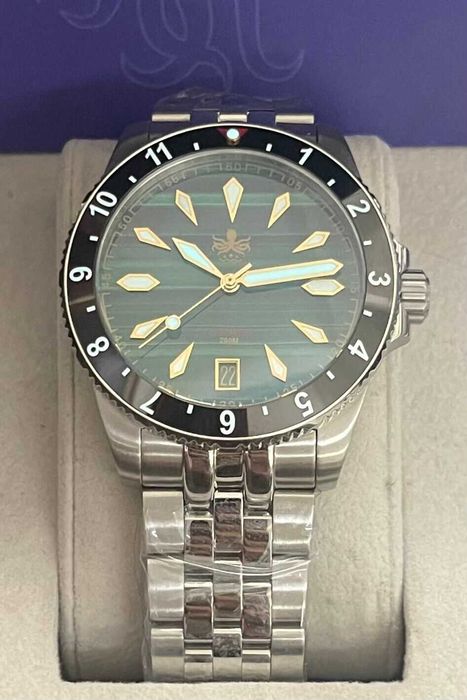 Zegarka Phoibos Voyager Malachite Green nowy w foliach