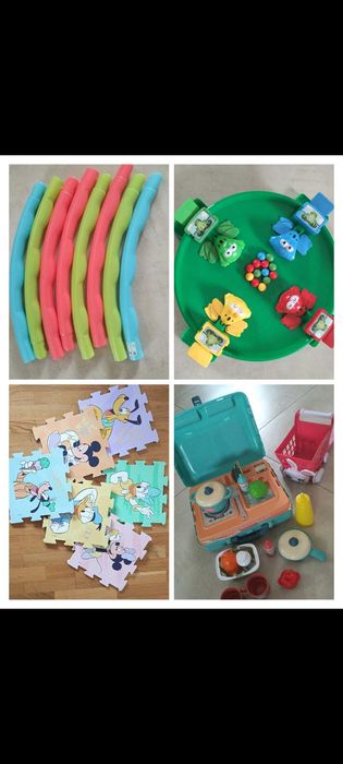 Zestaw zabawek dla dzieci puzzle piankowe
