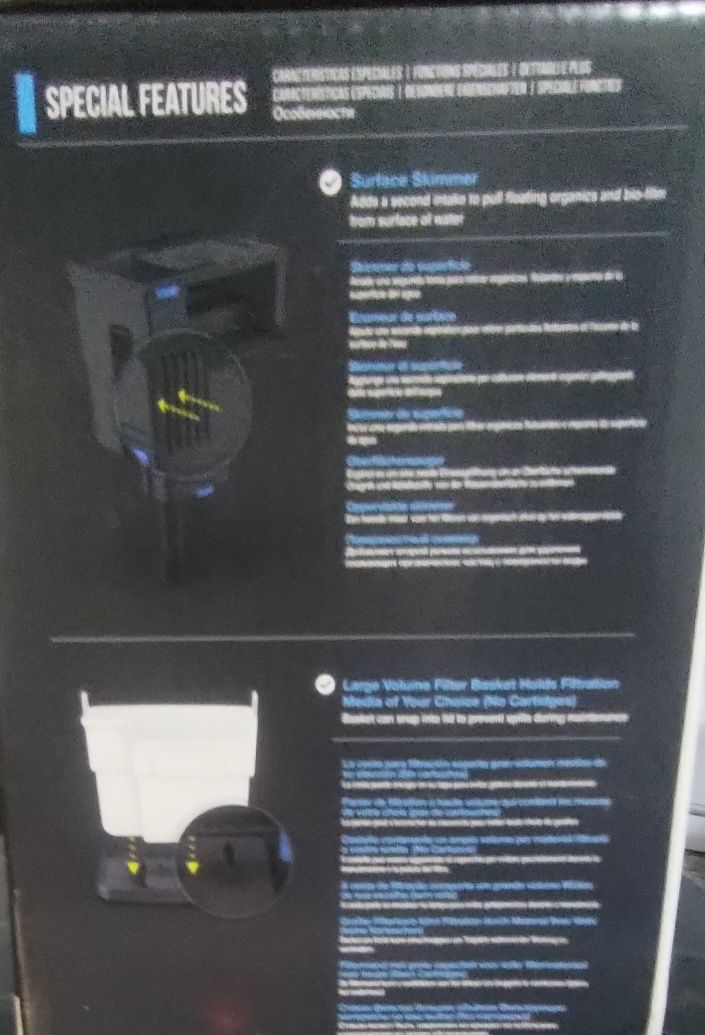 Filtro Tidal75 1500l/h para aquário até 300l