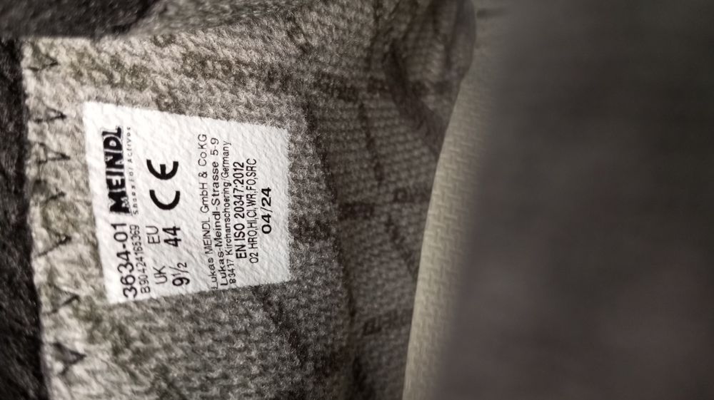 Черевички чоловічі Meindl  розмір на 43-44