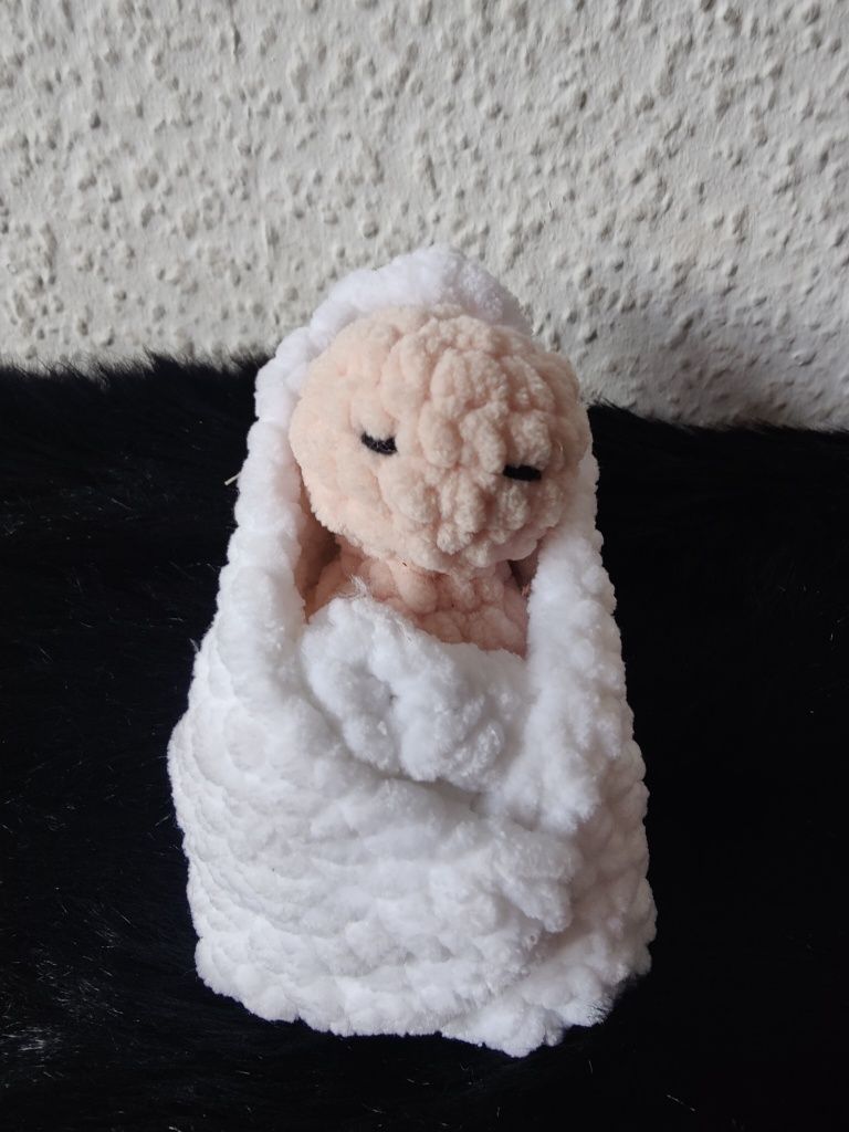 Figurki szydełkowe do szopki 8sztuk ozdoby świąteczne handmade