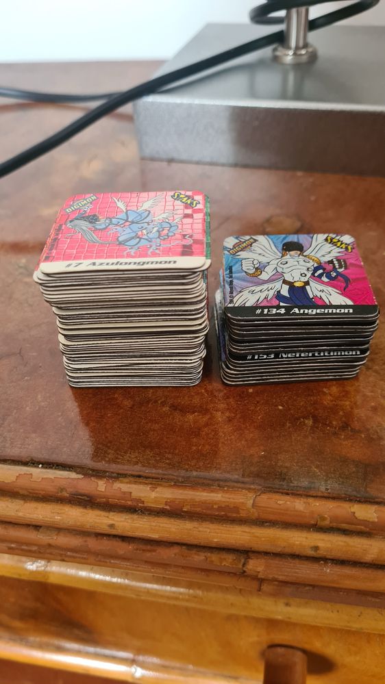 Staks Digimon (72+32 repetidos)