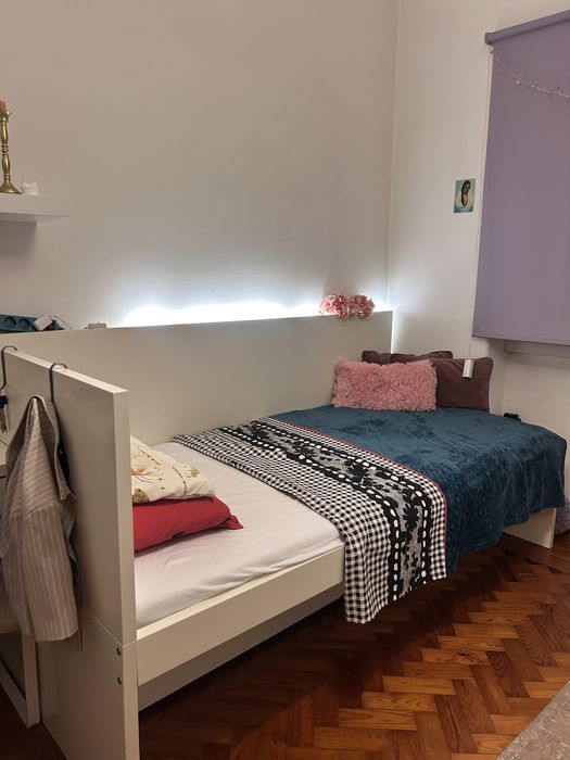 Cama solteiro c/colchão