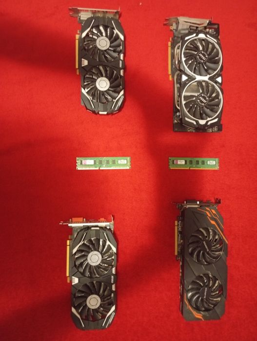 Sprzedam Karty Graficzne oraz RAM