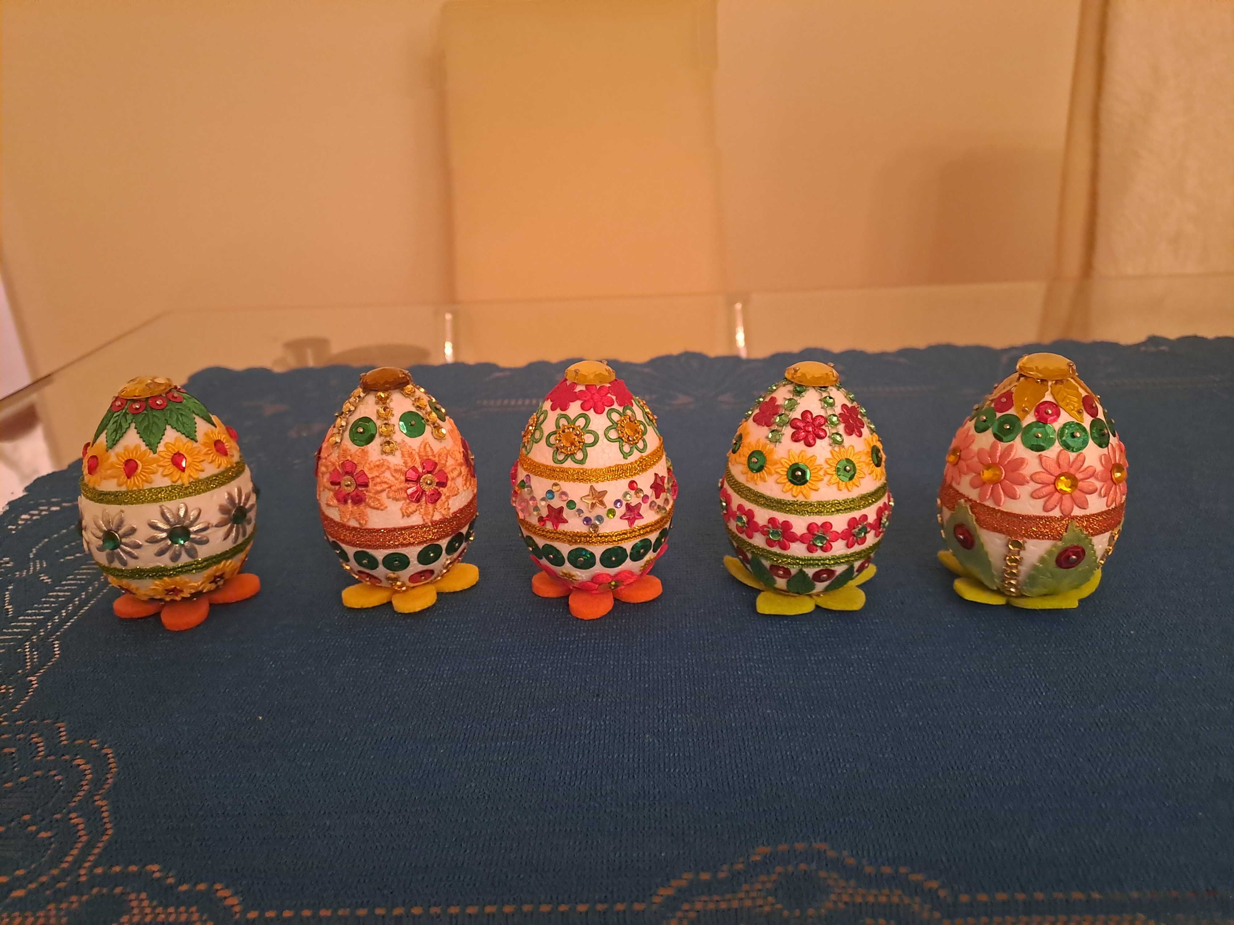 jaja wielkanocne 31 szt handmade różne rozmiary