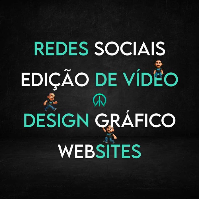 Redes Sociais | Design Gráfico | Edição de Vídeo c/ IA | Websites