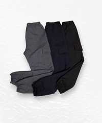 Весенние плотные штаны с накладными карманами, 134-158 см