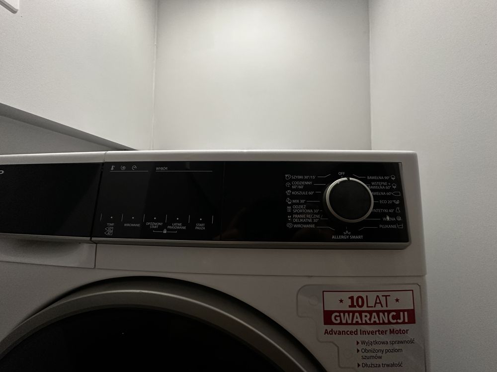 Pralka Sharp ES-HFH814AW3 – 8 kg, 1400 obr