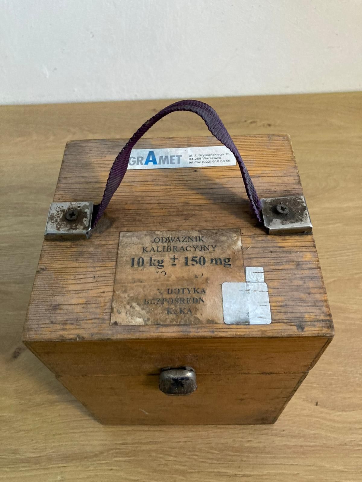 Odważnik kalibracyjne 10kg f2