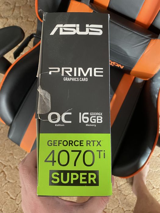 4070ТІ SUPER на офіційній гарантії