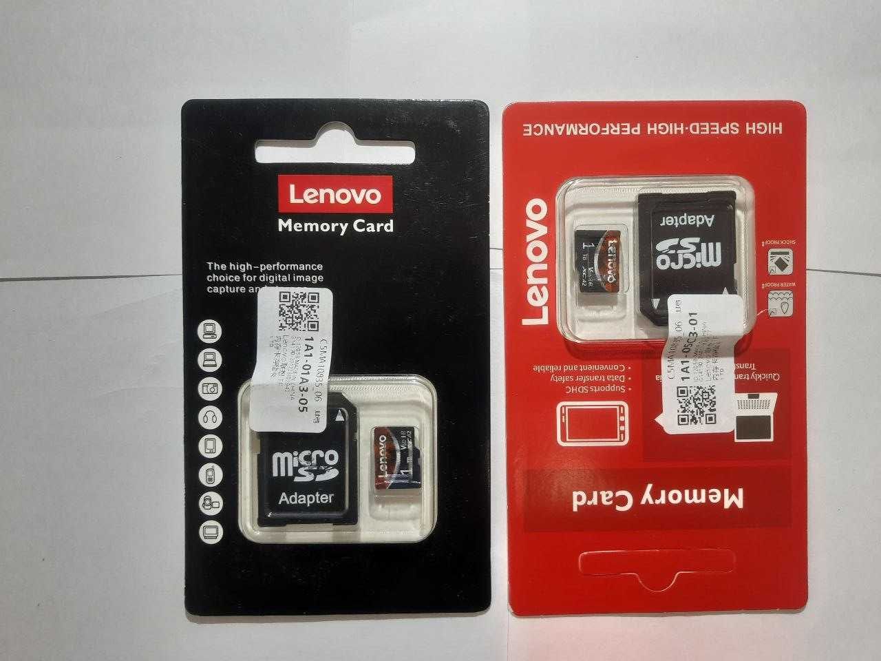 Карти пам'яті microSD Lenovo! Нові! Гарантія!