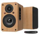 Głośniki półkowe, 100 W RMS, LONPOO, 2 sztuki, pilot, Bluetooth 5.3
