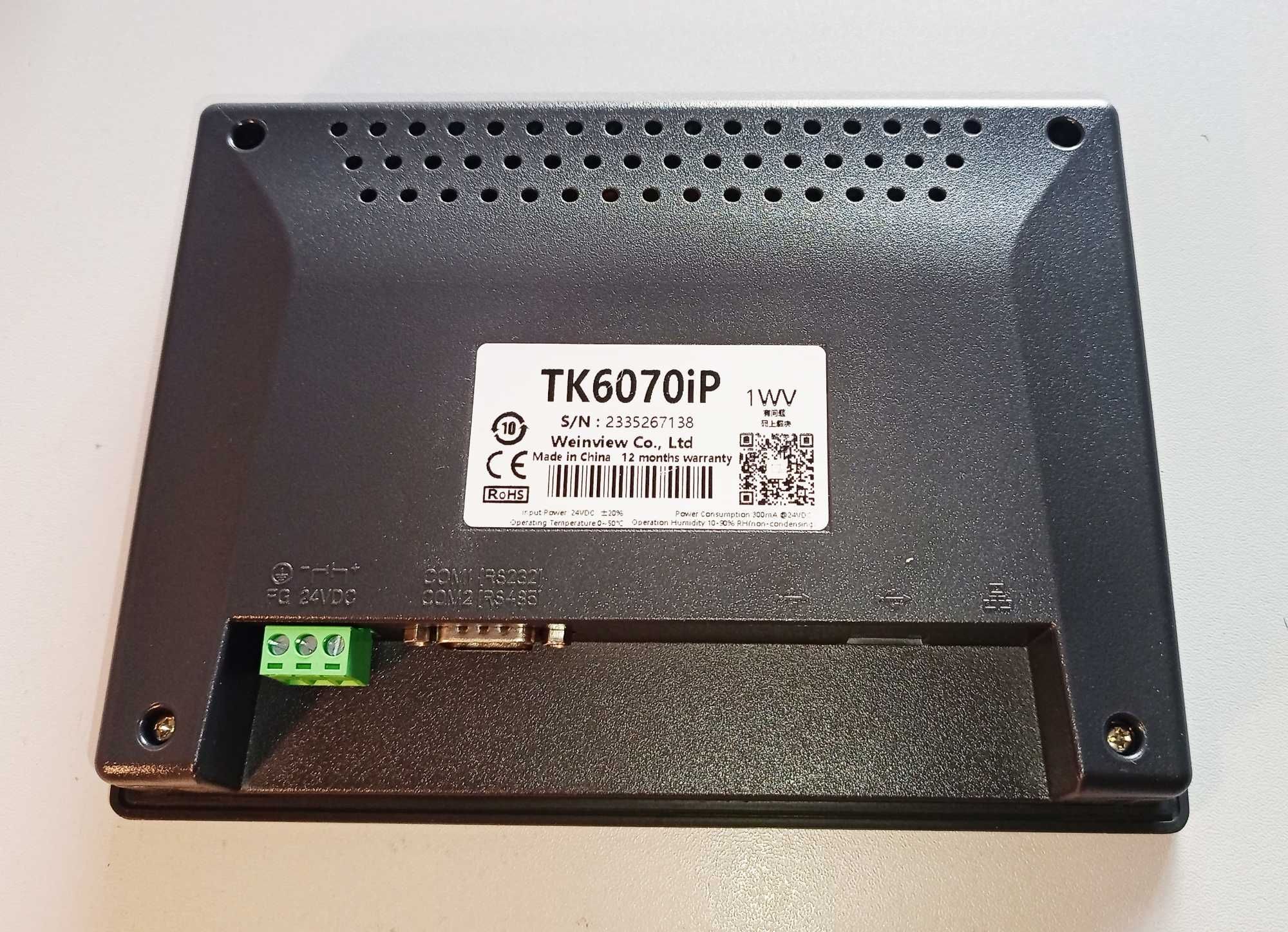 Панель оператора 7" HMI  WEINVIEW TK6070IP