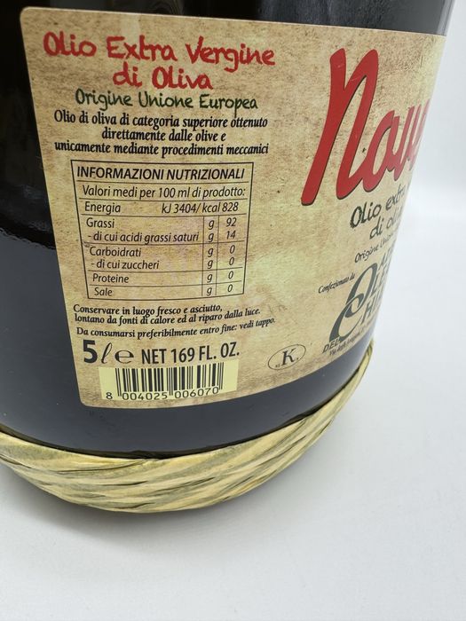 Oliwa extra vergine , Włoska , 5L