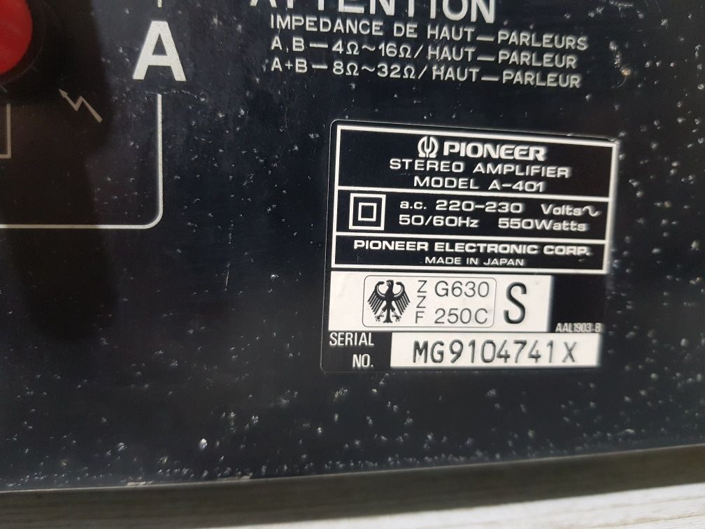 Стерео підсилювач/усилитель Pioneer A-401 2х80Вт б/у з Німеччини