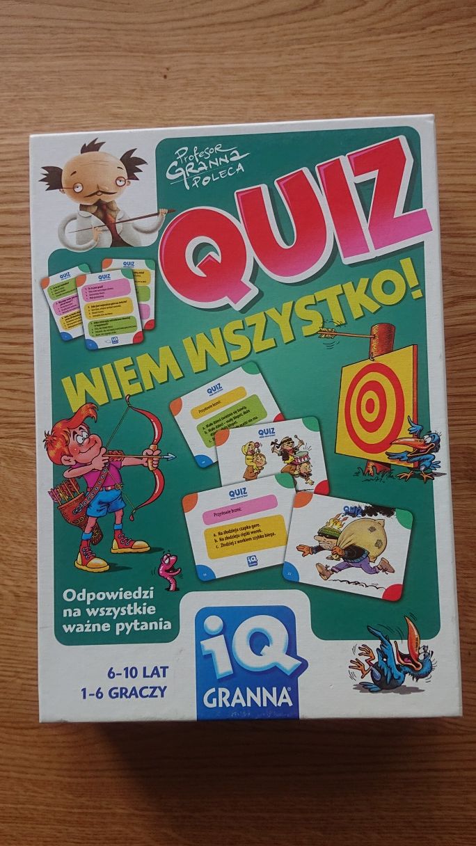 Gra QUIZ Wiem Wszystko IQ Granna