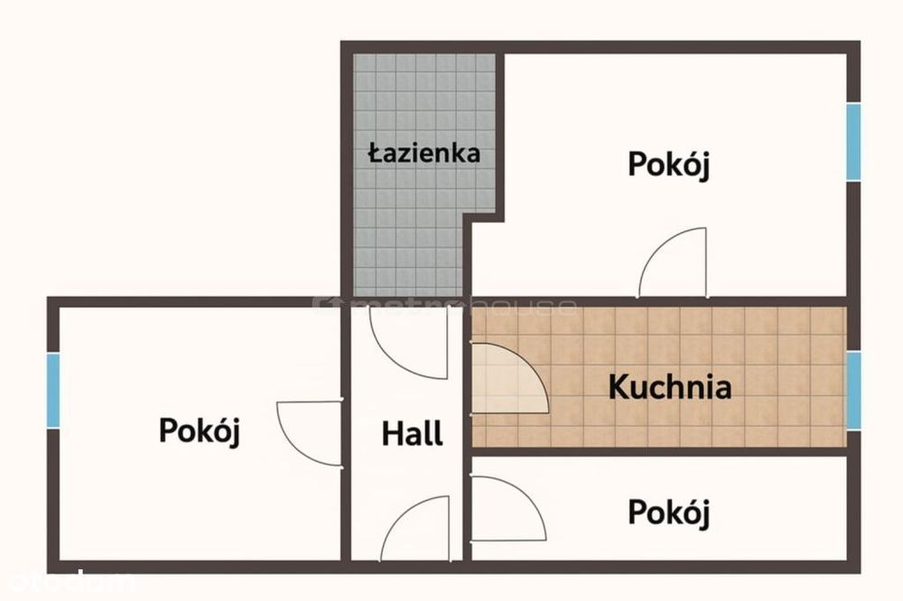 Sprzedam 3 pokojowe z garażem i działką Barczewo