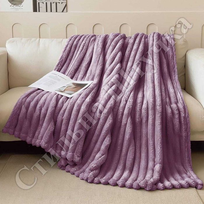 Шикарні покривала Шарпей полоса 5см, розмір Євро (200х230) в сумці