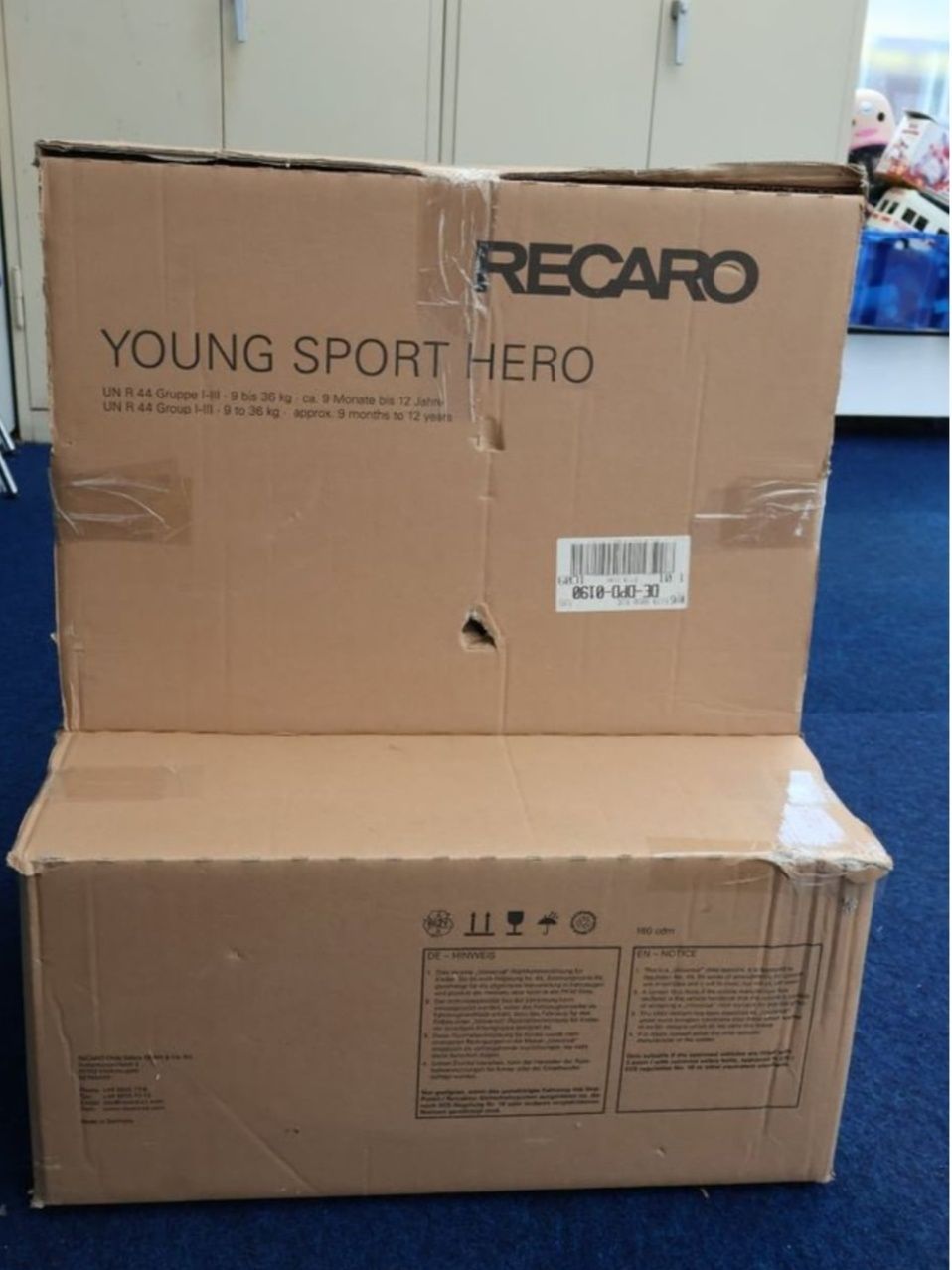 RECARO nowy fotelik samochodowy dla dziecka. 9-36 kg.