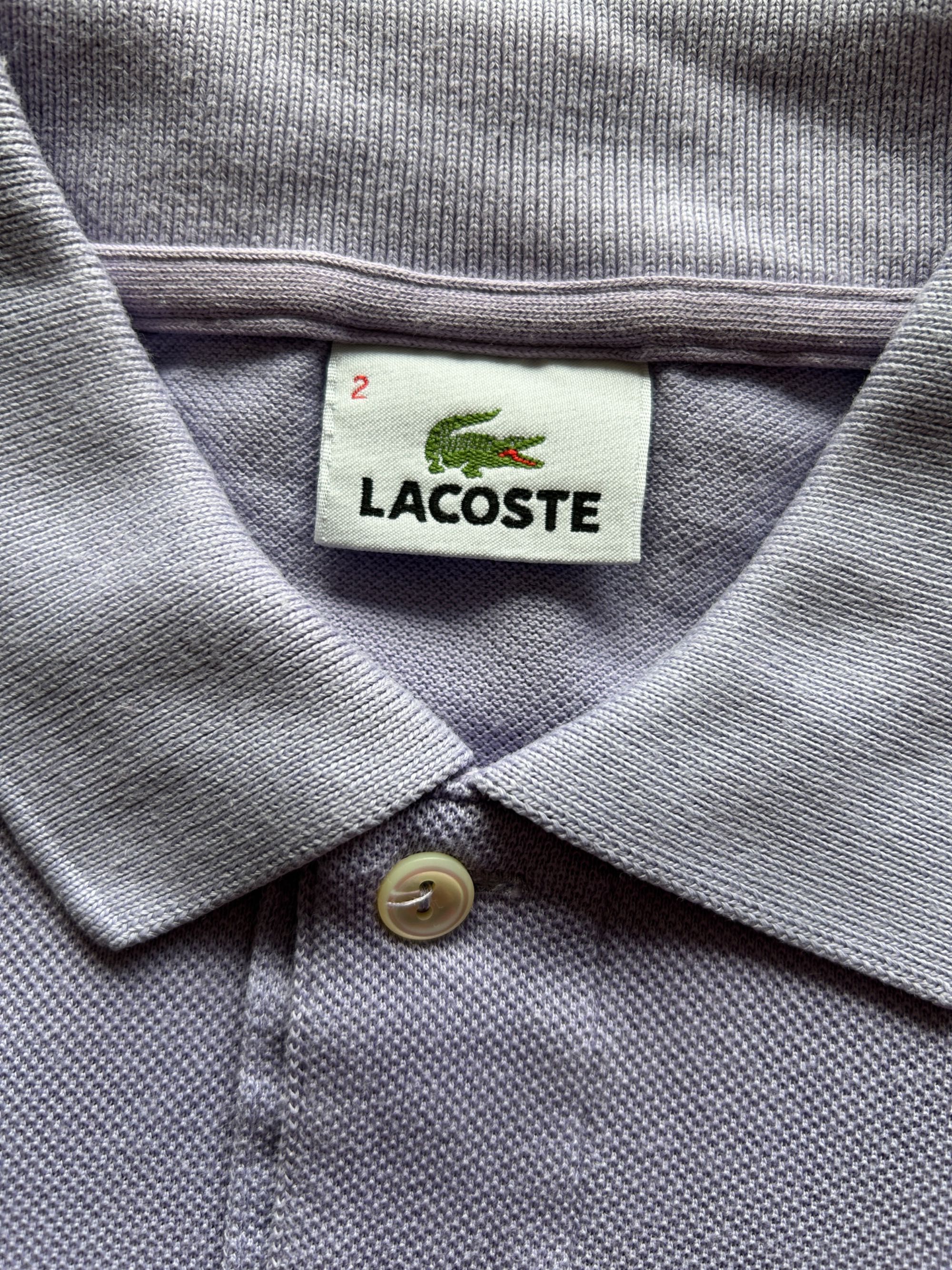 Koszulka polo męska, jasno fioletowa Lacoste, rozmiar XS