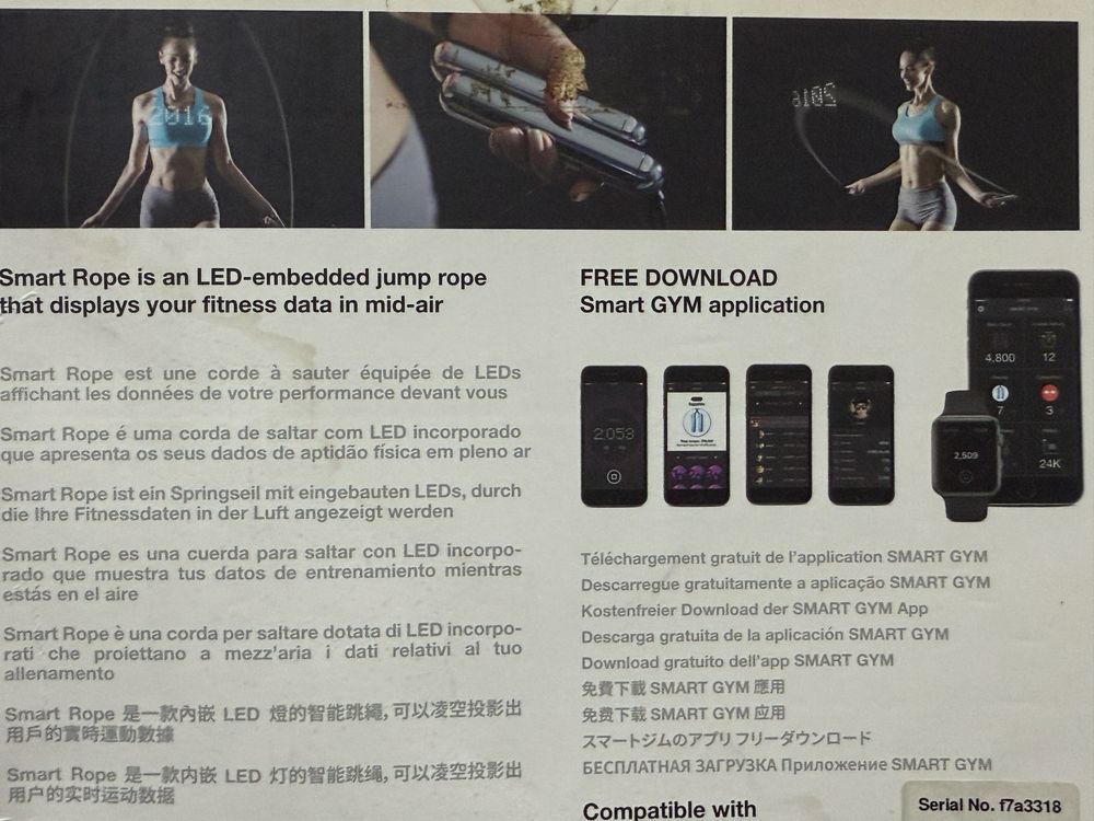 Corda para Saltar - Smart Rope