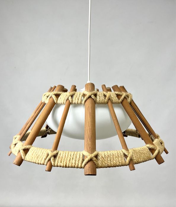 Candeeiro pendente vintage escandinavo, anos 70