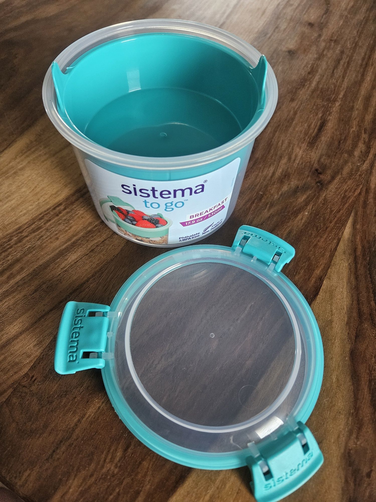 Pojemnik Sistema to go 530 ml z łyżeczką