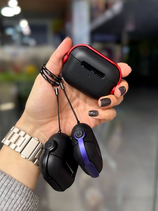 Чохол для навушників airpods Pro 2 3 4 аірподс аирподс чорний