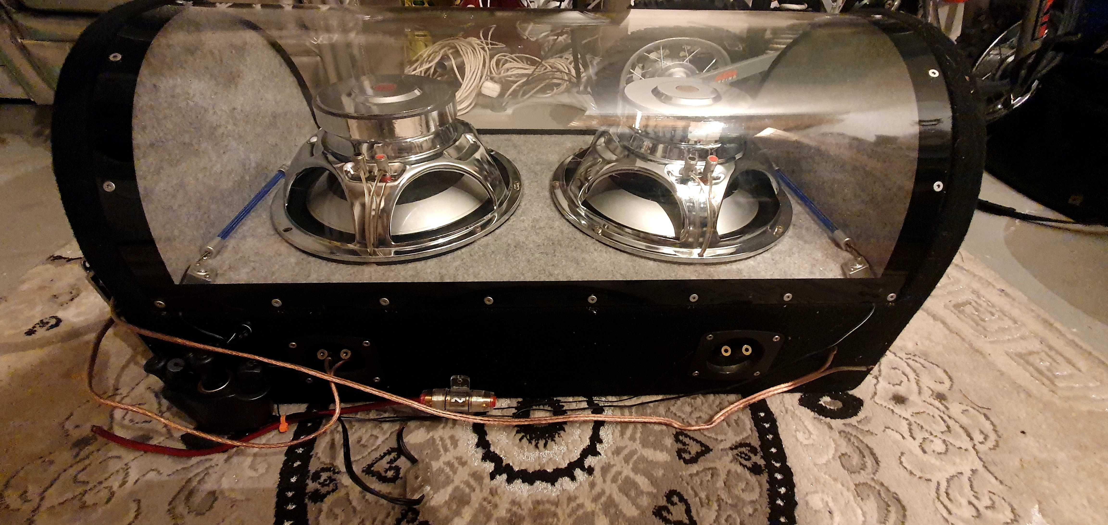 subwoofer + wzmacniacz samochodowy