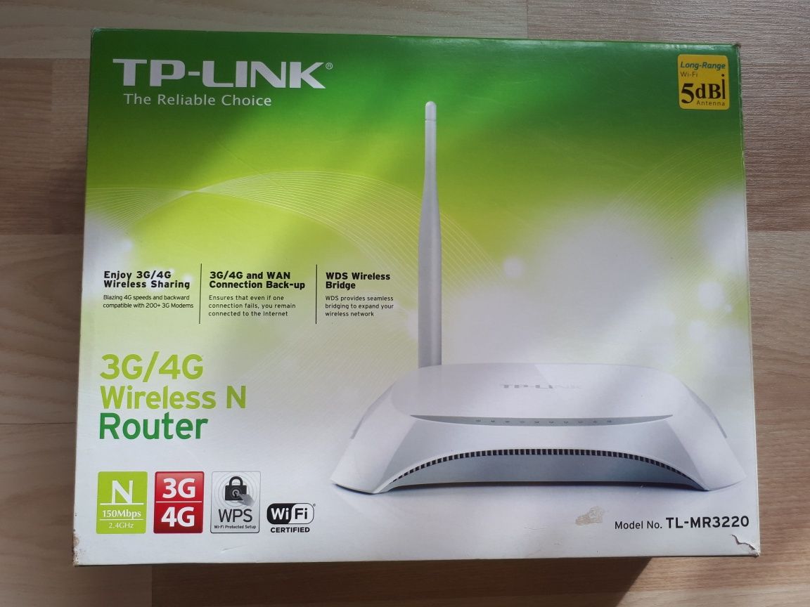 Bezprzewodowy router TP-Link TL-MR3220