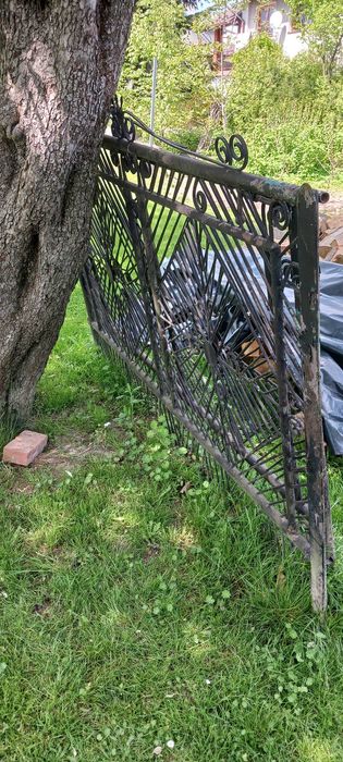 Brama stalowa dwuczęściowa