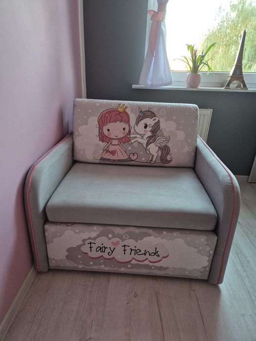 Sofa 1-osobowa dziecięca, rozkładana
