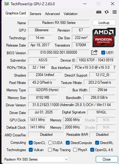 Читайте опис* rog-strix-rx 580 8gb