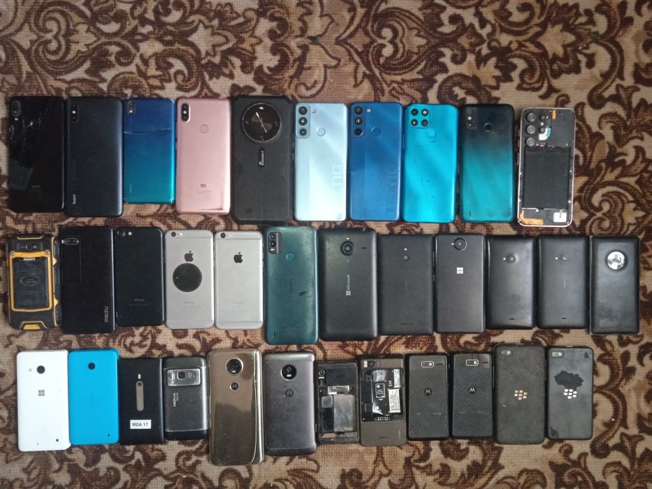 Xiaomi Redmi note 7 ; redmi 9a , 7a . Fossibot F105 ; Tecno ; Nokia