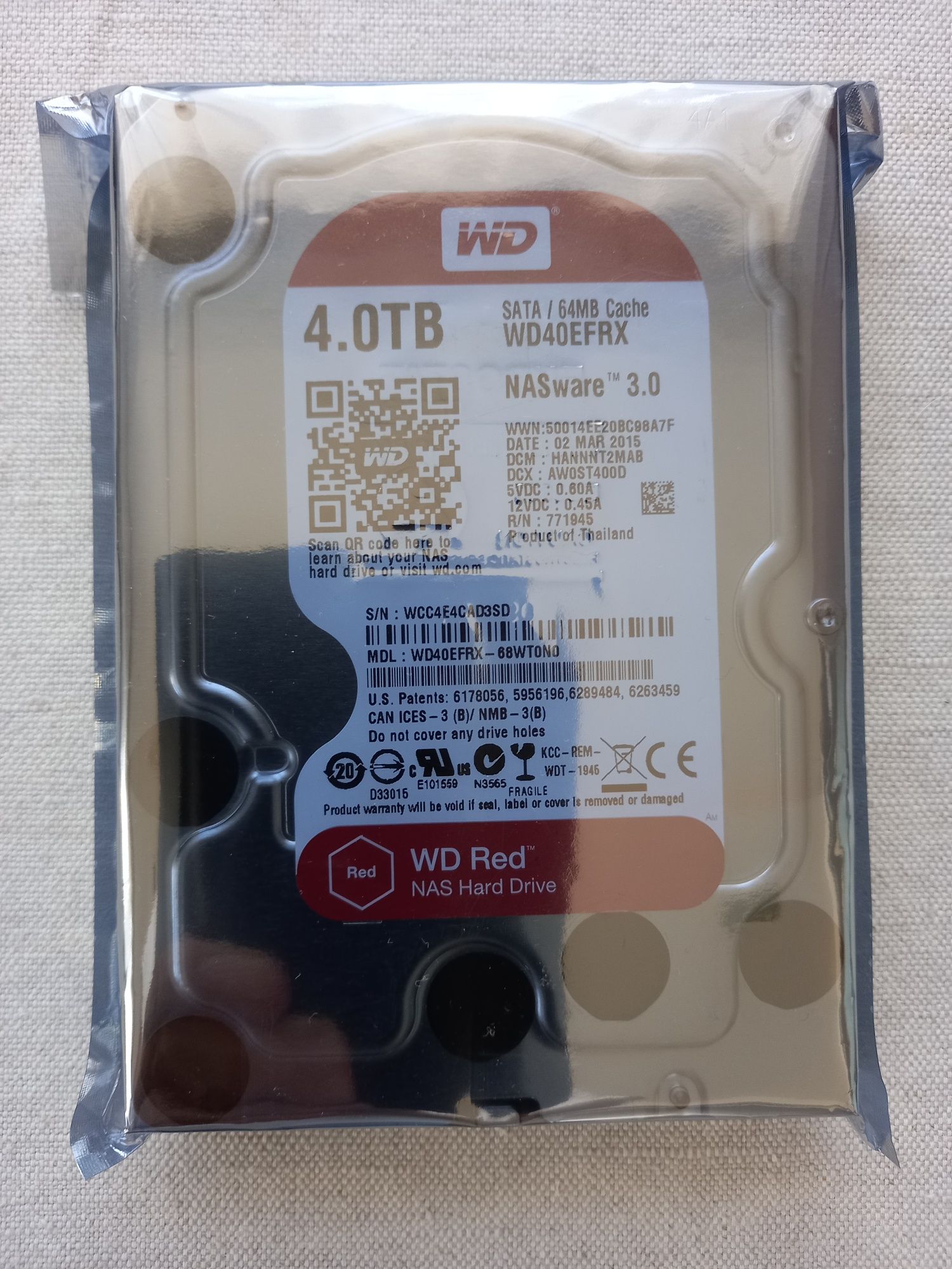 Dysk 4TB WD Red NAS