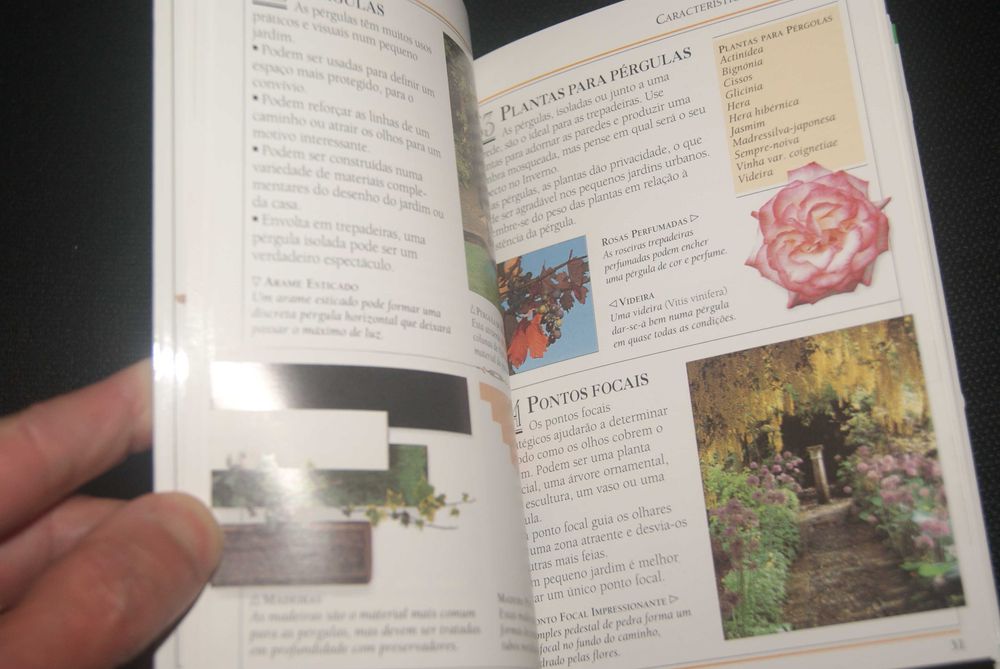 Como planear um Paqueno Jardim, 101 sugestões