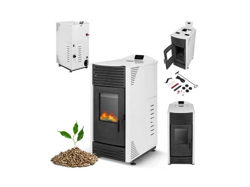 Piec na pellet Termomont TOBY H 15KW Biały ECODESIGN KLASA A++