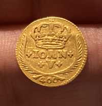 Moeda ouro D. JOAO V Pinto 480 Reis 1730