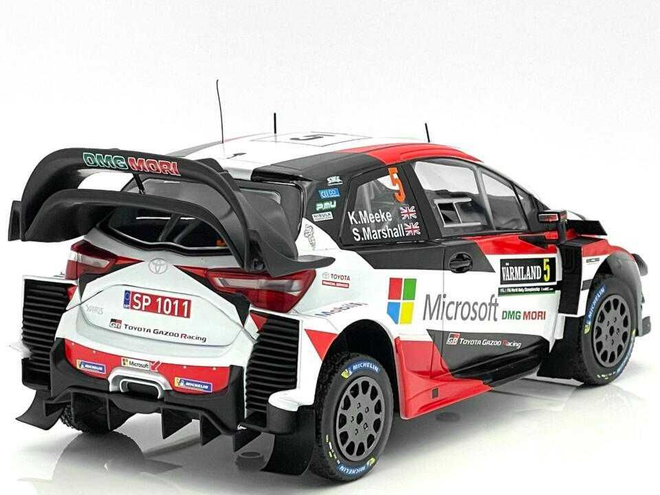 Toyota Yaris WRC #5 Rally Sweden 2019 / IXO Models 1:18