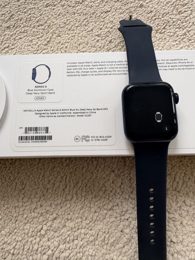 Часы APPLE WATCH series 6 40 мм
