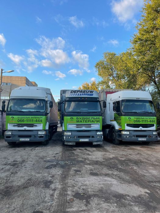 Послуги авто транспорту, бортові, тентовані напівпричепи!