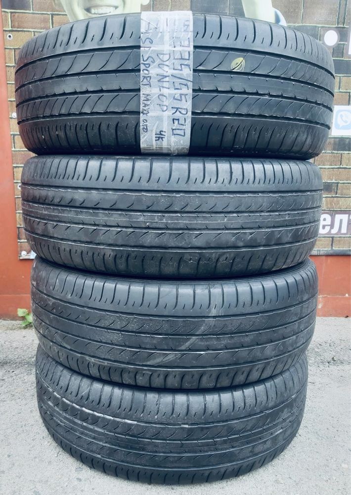 235 55 20 dunlop sport max 4 шины лето протектор 70%