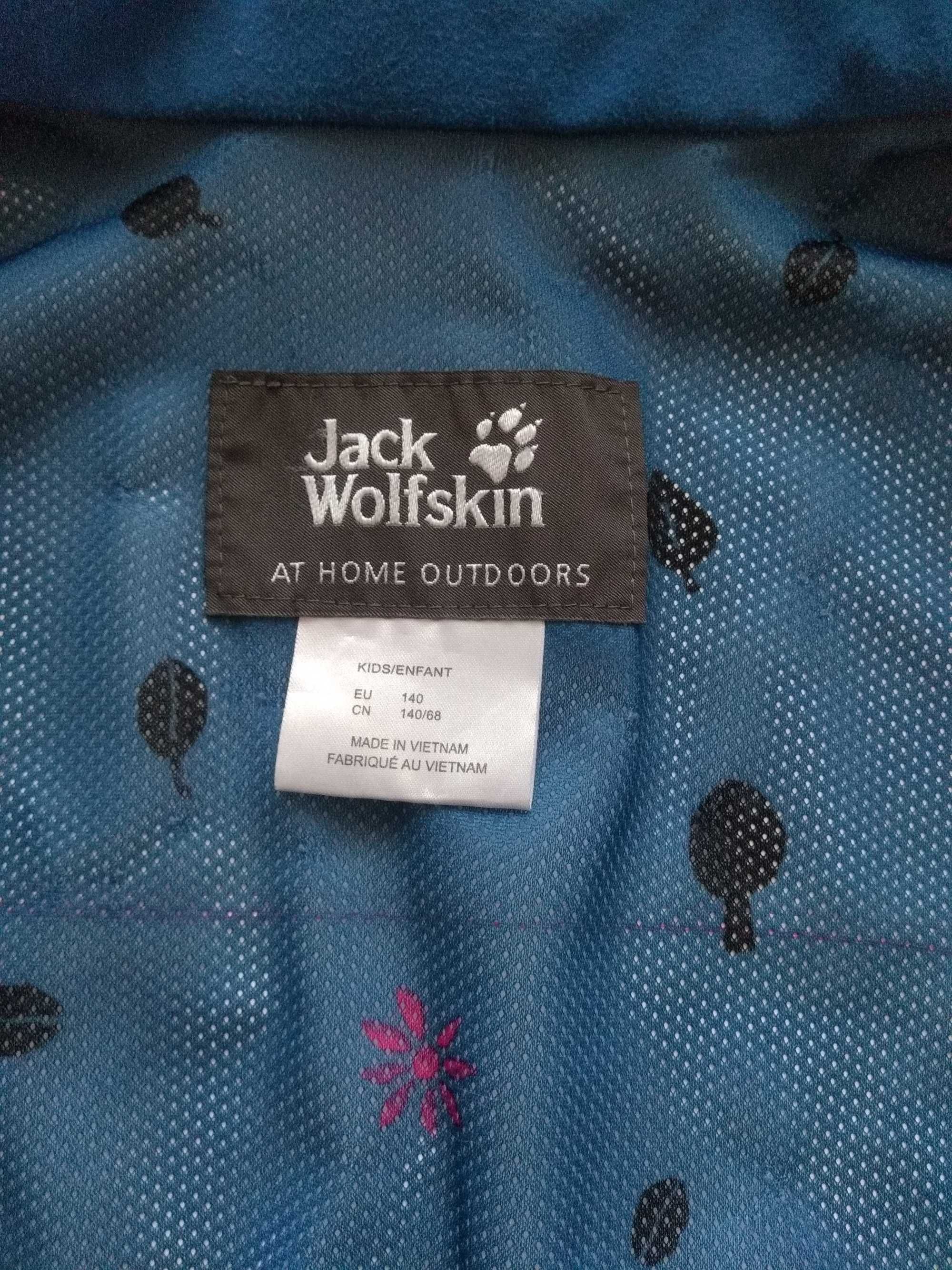 Kutka Jack Wolfskin przeciwdeszczowa funkcyjna rozmiar 140