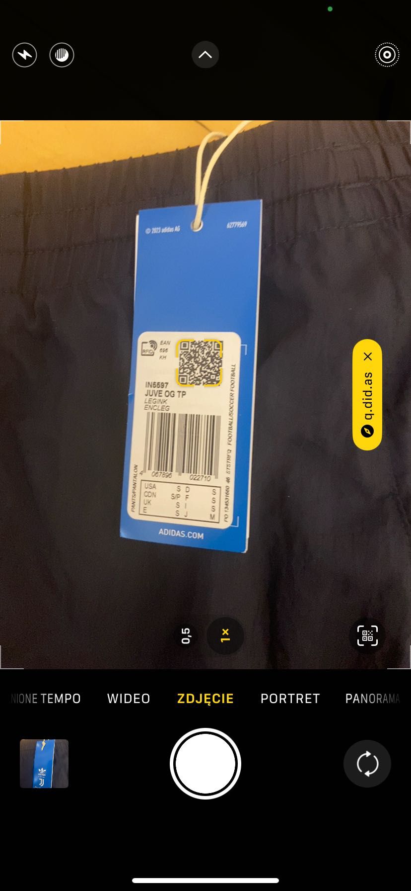 Spodnie dresowe Adidas Juventus S