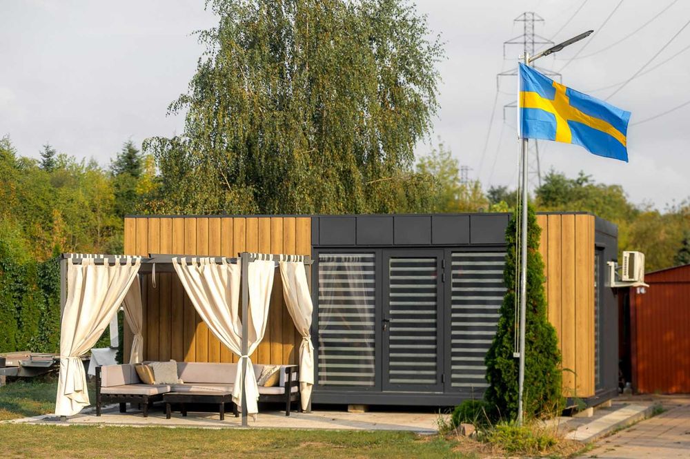 Domek modułowy letniskowy całoroczny. Dostępny od ręki