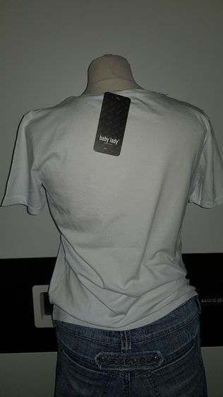 Piękna NOWA Koszulka T-shirt HIT Perfum rozm S 36