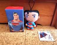 2 Brinquedos personagens Super heróis DC - Superman e Cyborg