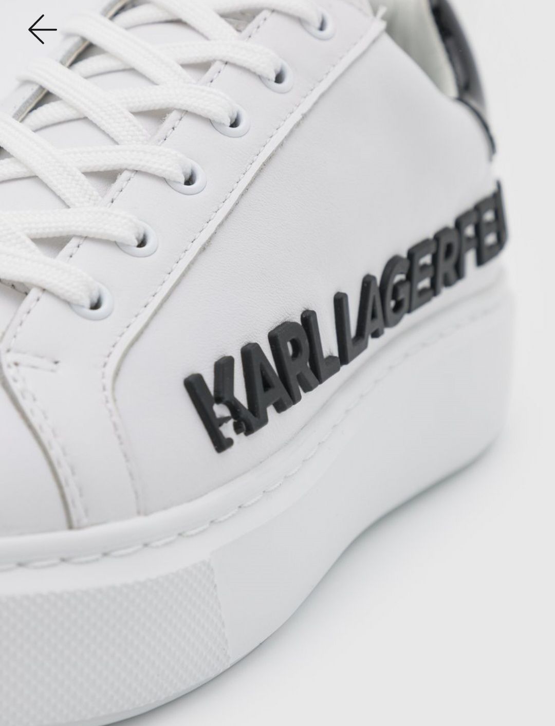 Karl Lagerfeld nowe białe sneakersy r. 36