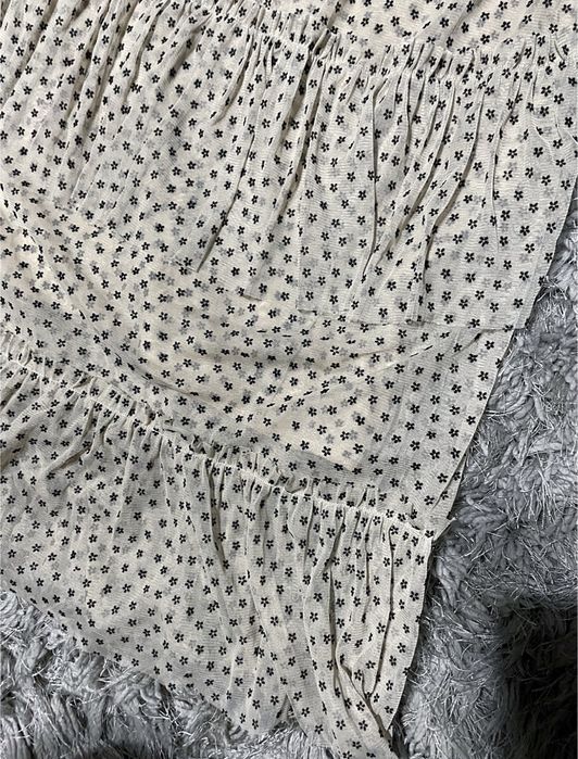 Nowa jasna/beżowa tiulowa spódnica maxi DeeZee